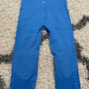 Blue Gymshark work out leggings